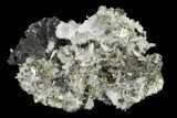 Pyrite, Sphalerite & Quartz Crystal Association - Peru #136214-1